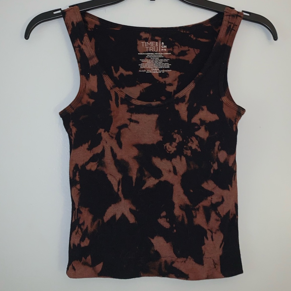 Custom Cropped Tye Dye Tank